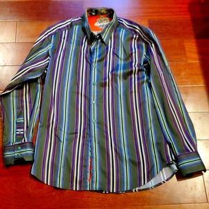 Robert Graham Striped shirt